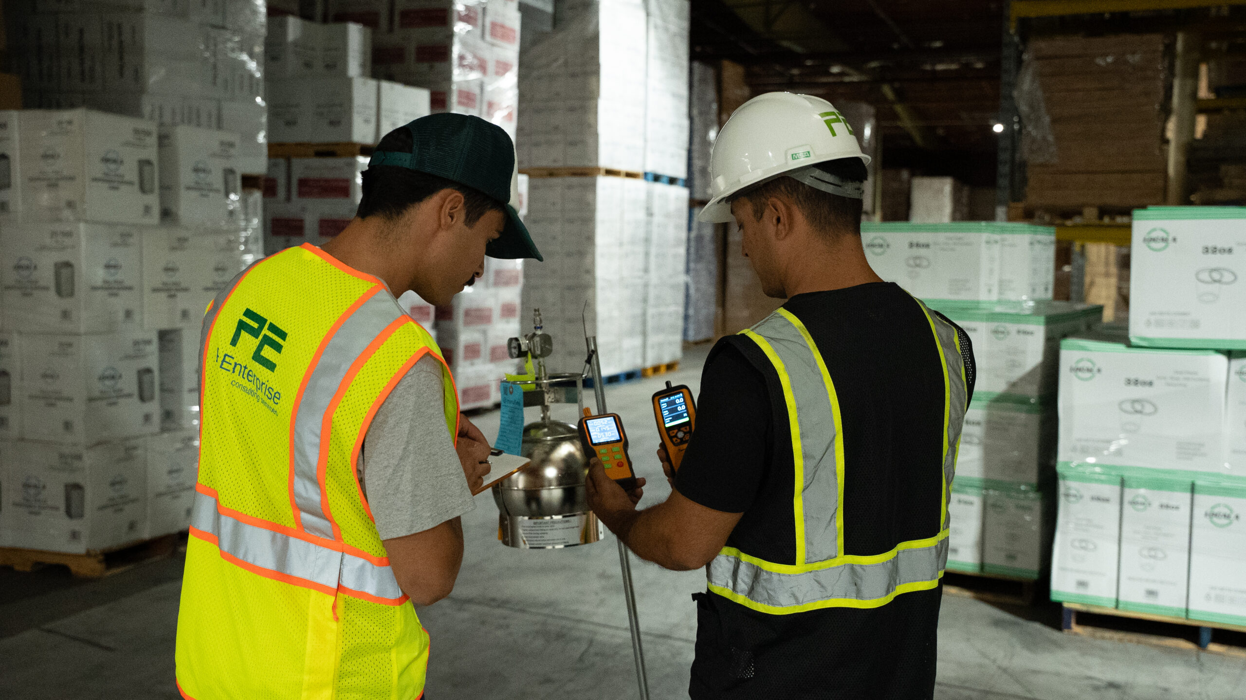 Two PEnterprise Field Managers Testing a site