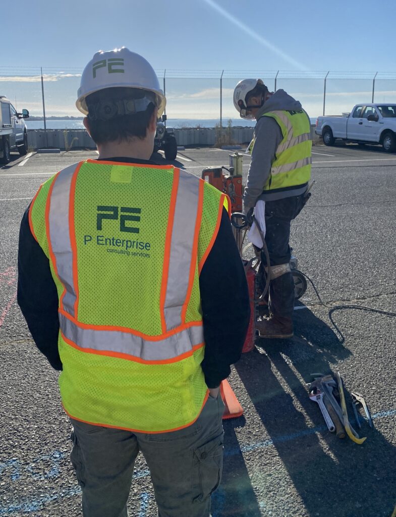 Environmental washout containment at a port in California