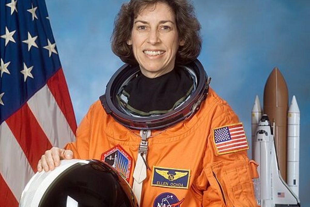 Ellen Ochoa, the first hispanic woman in space